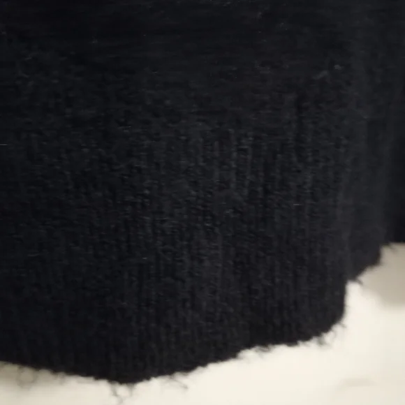 Halogen M Merino Wool Blend Mock Turtle Neck Pullover Pocket Soft Sweater - Picture 4 of 10